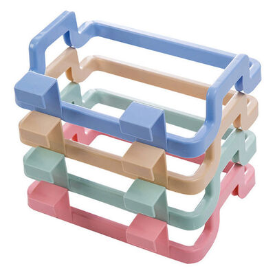 Tipo portatile della parte posteriore di porta della cucina dello scaffale del bidone della spazzatura della famiglia