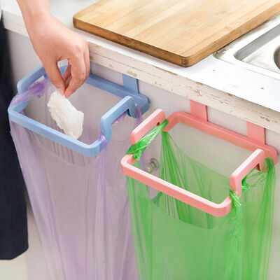 Tipo portatile della parte posteriore di porta della cucina dello scaffale del bidone della spazzatura della famiglia