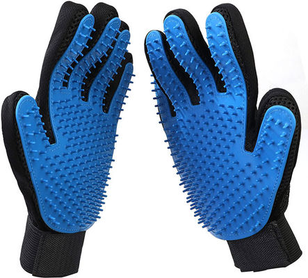 Massaggio Deshedding dell'animale domestico di Cat Dog Grooming Gloves For del silicone