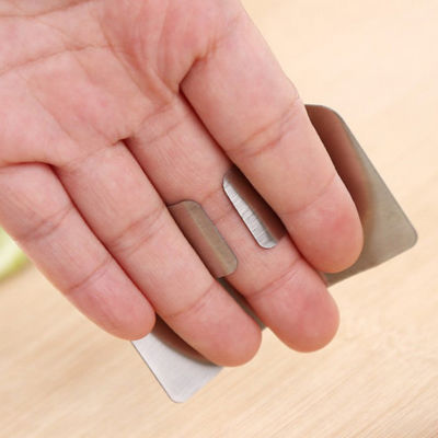 Guardia sicura From Kitchen Knife del protettore della mano del dito di acciaio inossidabile 6.5x4.5cm