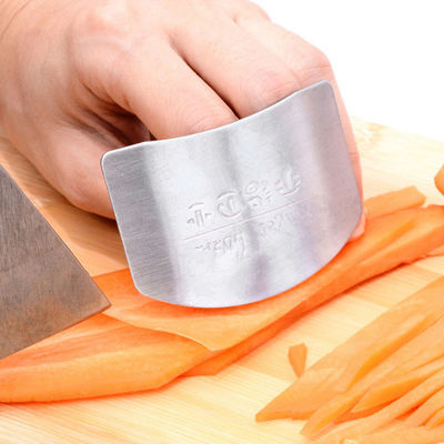Guardia sicura From Kitchen Knife del protettore della mano del dito di acciaio inossidabile 6.5x4.5cm
