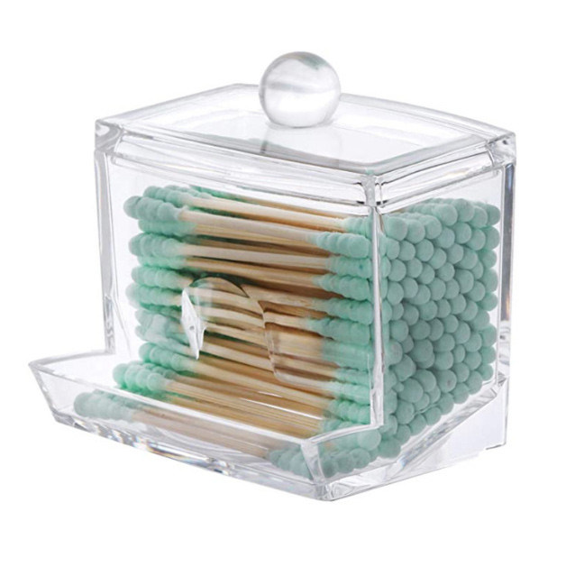 Il tampone di cotone di 7 OZ riempie il supporto che il cotone germoglia barattolo del farmacista dell'erogatore della palla il chiaro