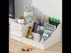 Plastic Desktop Makeup Organizer Multilayer Box For Cosmetic Storage