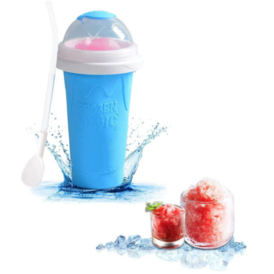 tazza fangosa del creatore del silicone 350ml con il coperchio e la paglia