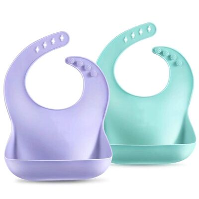 Le busbane francesi libere unisex staccabili del bambino del silicone del commestibile di BPA impermeabilizzano regolabile