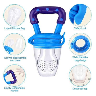 Alimentatore sicuro della frutta fresca del silicone del commestibile per riutilizzabile libero dell'infante BPA