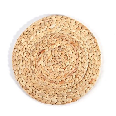 Stuoie di posto di Hyacinth Round Braided Rattan Woven dell'acqua 25cm