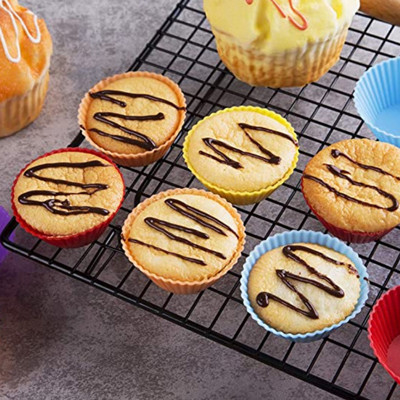 Rifornimenti in serie riutilizzabili della cucina del silicone delle fodere multicolori del muffin