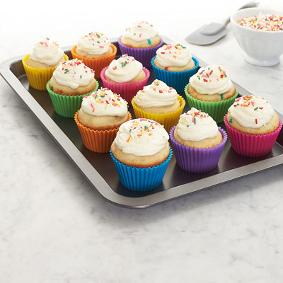 Rifornimenti in serie riutilizzabili della cucina del silicone delle fodere multicolori del muffin