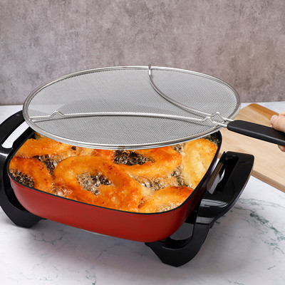 L'acciaio inossidabile d'argento schizza lo schermo per la frittura del Pan Bulk Kitchen Supplies