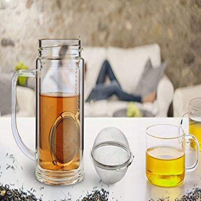 Argento 304 filtri da Mesh Tea Ball Tea Strainer dell'acciaio inossidabile per tè