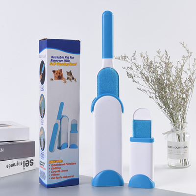 Spazzola di plastica del dispositivo di rimozione dei capelli dell'animale domestico dell'ABS con la base di auto pulizia
