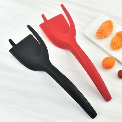 Barbecue 2 di Fried Egg Double Spatula Bread in 1 presa Flip Tongs Pp Material