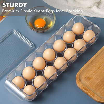 Contenitore dell'uovo del frigorifero della cucina 14PCS con il coperchio e la maniglia