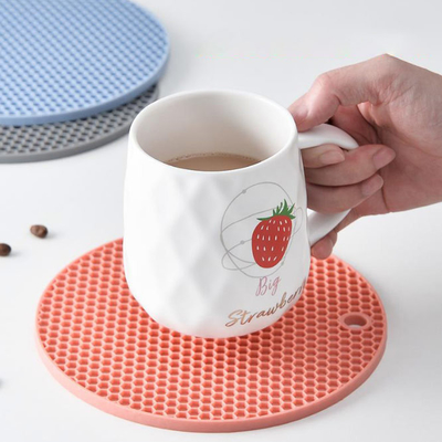 Della cucina dell'utensile supporto di stufato di castrato termoresistente del silicone di slittamento non Mat Coaster