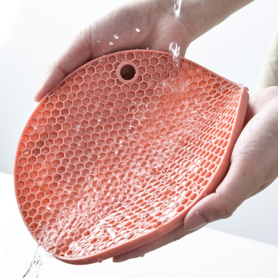 Della cucina dell'utensile supporto di stufato di castrato termoresistente del silicone di slittamento non Mat Coaster