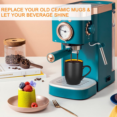 Ristorante tazze di caffè ceramiche da 16 once multicolori per il cappuccino del tè del caffè