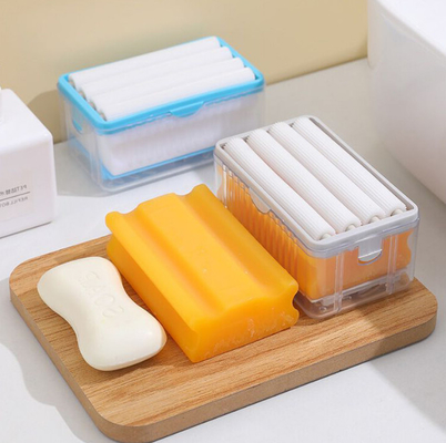 Il supporto multifunzionale dello scolo del contenitore di sapone vuota il supporto di schiumatura del sapone dello scaffale di stoccaggio per la cucina del bagno