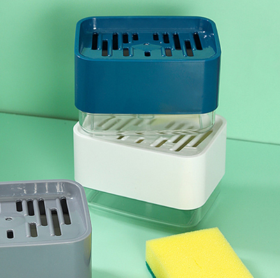 Carrello Soap Pump Dispenser della spugna del controsoffitto della cucina del contenitore di pompa dell'erogatore del sapone