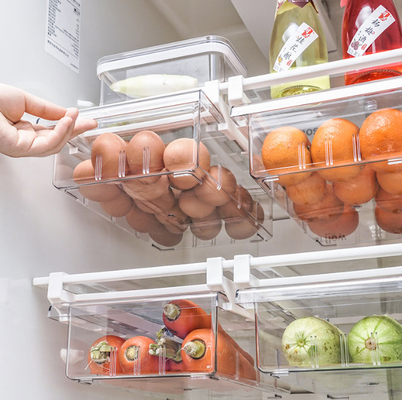 I contenitori di stoccaggio della famiglia dell'alimento delle bevande estraggono l'organizzatore Drawers 600g del frigorifero