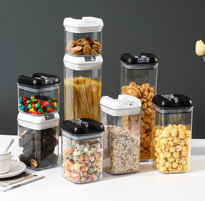 contenitori di stoccaggio ermetici liberi della famiglia della cucina di 7pcs BPA con i coperchi facili della serratura