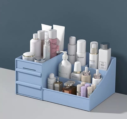 Stoccaggio cosmetico di Multilayer Box For dell'organizzatore da tavolino di plastica di trucco