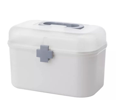 Organizzatore portatile della scatola del pronto soccorso della plastica dei contenitori di stoccaggio della famiglia