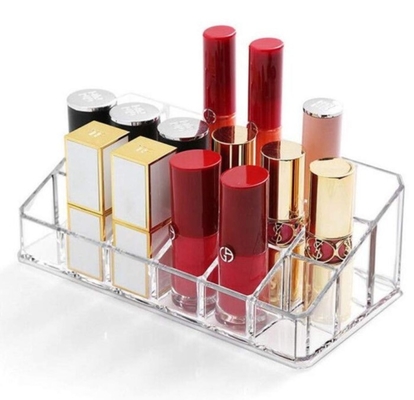 Organizzatore acrilico Box Lipstick Storage dei cosmetici di trucco