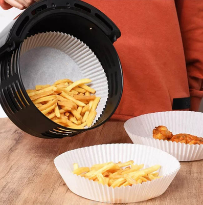 La cucina foggia la fodera di carta eliminabile del barbecue del piatto della friggitrice di carta a prova di petrolio dell'aria