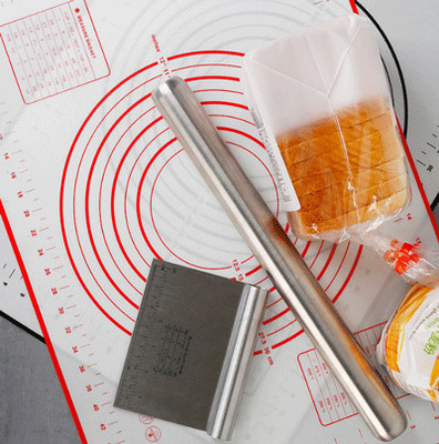 Pasticceria Mat Non Stick Baking Mats del silicone con la stuoia di rotolamento della pasta di misure