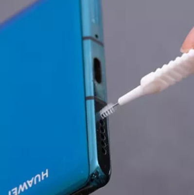 Maniglia di plastica Mini Cleaning Brush del telefono del foro dello sbocco della testa di doccia dell'elettrodomestico