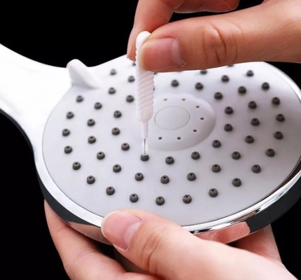 Maniglia di plastica Mini Cleaning Brush del telefono del foro dello sbocco della testa di doccia dell'elettrodomestico