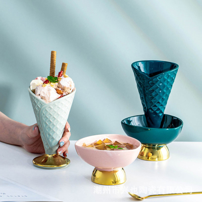 Strumenti ceramici della cucina della tazza del gelato delle stoviglie di colore di Muliti