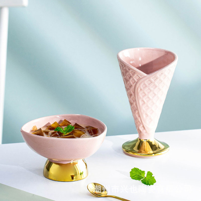 Strumenti ceramici della cucina della tazza del gelato delle stoviglie di colore di Muliti