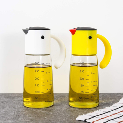 Becco che non sgocciola di vetro di acciaio inossidabile dell'ampolliera di Olive Oil Dispenser Bottle Leakproof