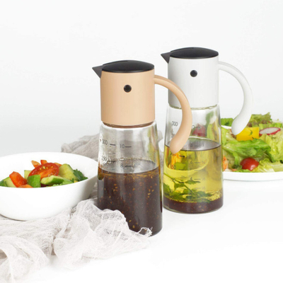 Becco che non sgocciola di vetro di acciaio inossidabile dell'ampolliera di Olive Oil Dispenser Bottle Leakproof