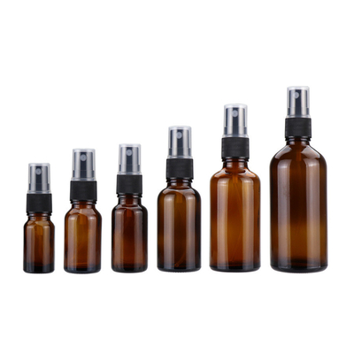 30ml 50ml 100ml Amber Glass Spray Bottles per gli oli essenziali appannano la bottiglia dello spruzzo