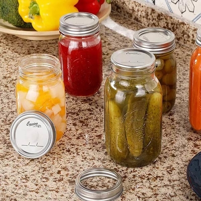 Tipo spaccato bocca regolare d'inscatolamento in serie dei coperchi del barattolo ampia per Mason Jar