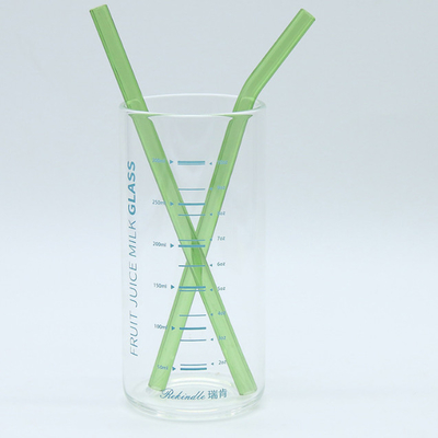 Cannucce colorate multiple del vetro borosilicato delle paglie di vetro riutilizzabili