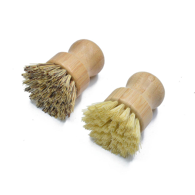 La setola di legno della noce di cocco della maniglia della cucina del ODM spazzola la massa per Pan Pot Cleaning