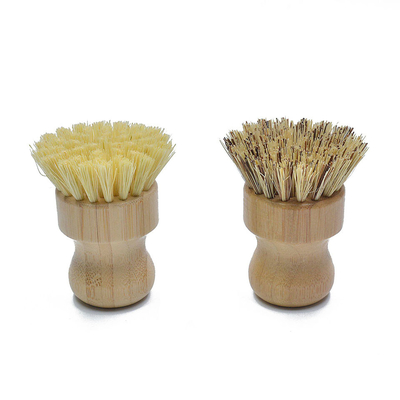 La setola di legno della noce di cocco della maniglia della cucina del ODM spazzola la massa per Pan Pot Cleaning
