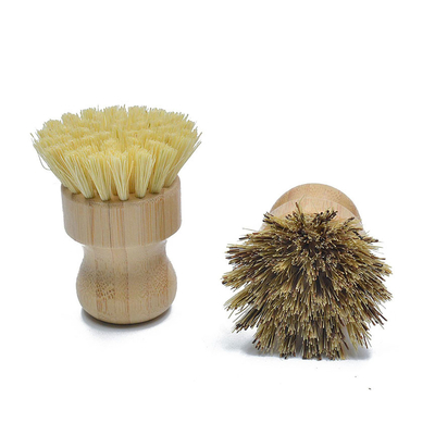 La setola di legno della noce di cocco della maniglia della cucina del ODM spazzola la massa per Pan Pot Cleaning