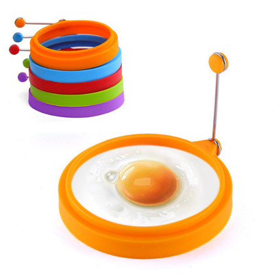 Cottura dell'uovo di Ring Mold For Fried Pancake dell'uovo del silicone dell'omelette