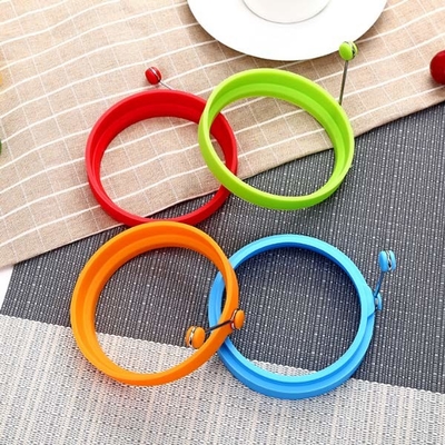 Cottura dell'uovo di Ring Mold For Fried Pancake dell'uovo del silicone dell'omelette