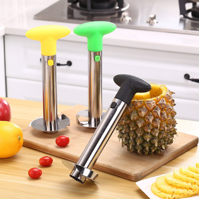 Sbucci l'affettatrice di detorsolamento dello strumento di acciaio inossidabile dell'ananas libero dell'elettrodomestico con la maniglia staccabile