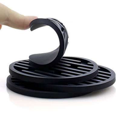 Birra di gomma nera della tazza di Mat For Car Bar Coffee della tazza dei sottobicchieri della bevanda del silicone