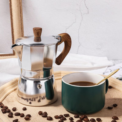 Alluminio del creatore del vaso della caffettiera a filtro del caffè del caffè espresso di Moka Stovetop dell'italiano