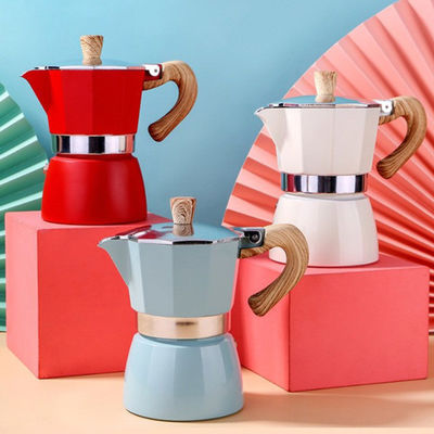 Alluminio del creatore del vaso della caffettiera a filtro del caffè del caffè espresso di Moka Stovetop dell'italiano