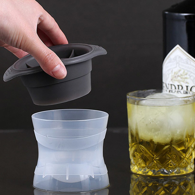 Muffa rotonda della sfera del silicone del creatore della palla del cubetto di ghiaccio di Antivari della cucina grande per whiskey
