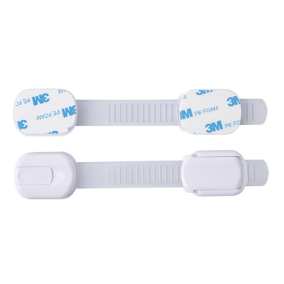 Cinghie adesive della serratura di porta dei prodotti di plastica dell'elettrodomestico del Governo del cassetto per sicurezza dei bambini